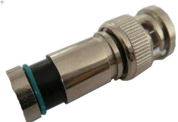 cctv bnc male compression connector