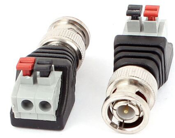 Clip Type Terminal Block Coaxial Cat5 to BNC Female Jack Connector
