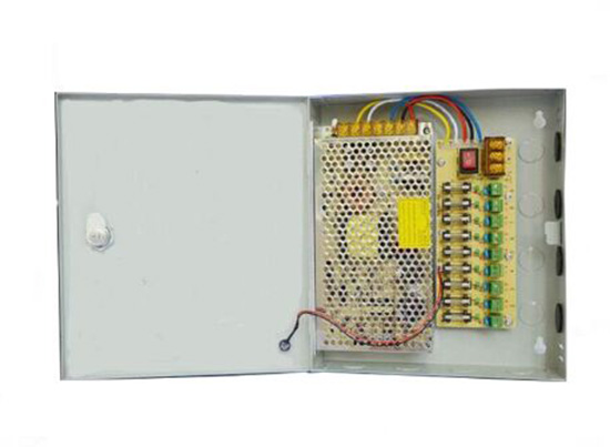 12V 5A/10A/15A/20A/30A  9CH CCTV Power Box  235*205*55mm