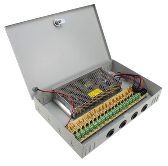 12V 10A/15A/20A 18CH CCTV Power Box 320*220*60mm