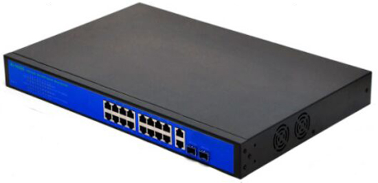 Active 16 and 2 and 2 Gigabit POE Switch Built-in