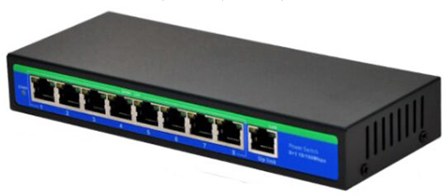 52V Passive 8 and 1  8 Port POE Switch Built-in