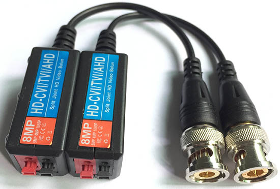 1CH Passive HD Video Balun 8MP