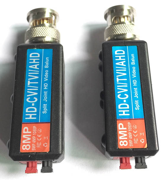 1CH Passive HD Video Balun 8MP